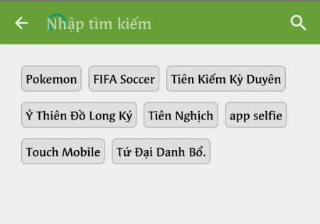 Tìm kiếm ứng dụng