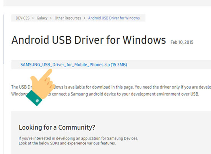Hướng dẫn cài driver Samsung cho máy tính