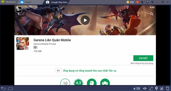 Hướng dẫn chơi Liên quân mobile giả lập trên pc, laptop