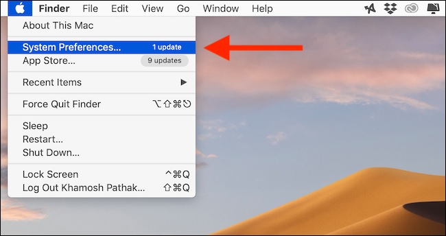 System Preferences