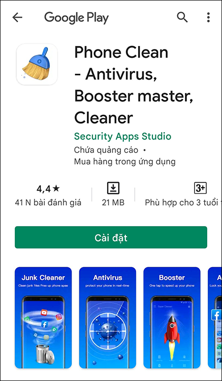 Ứng dụng Clean Master