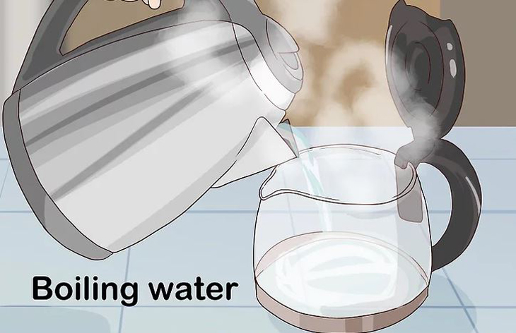 Đun sôi một lượng nước