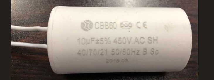 thử cấp nguồn điện 220 VAC cho tụ điện