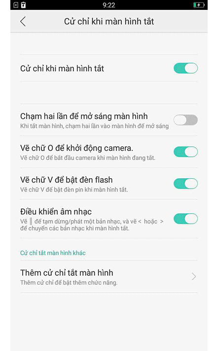 Thêm hình vẽ chữ M để kích hoạt tính năng ghi âm khi màn hình tắt
