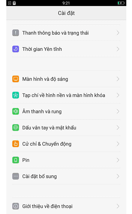 Vẽ lên màn hình tắt để mở nhanh ứng dụng trên điện thoại Oppo