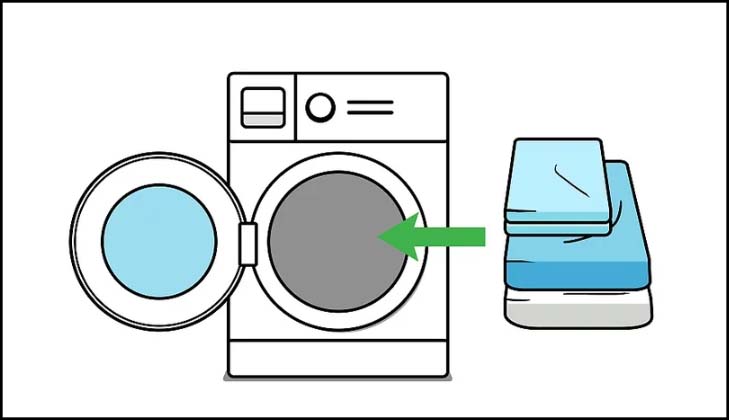 Giặt toàn bộ vải trải giường và ga nệm của bạn