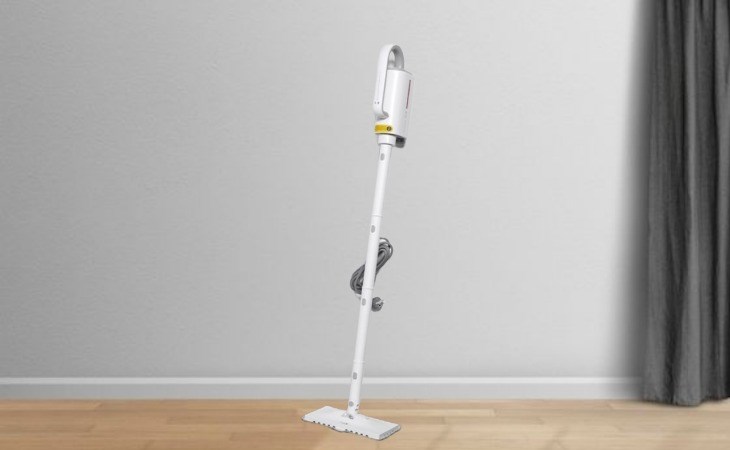 Máy vệ sinh hơi nước Deerma ZQ600 cho ra hơi nước nóng khoảng 150 độ C giúp làm sạch hiệu quả mà không cần dùng đến hóa chất