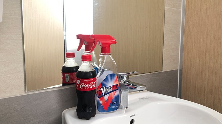 Coca Cola sẽ giúp khôi phục lại độ sáng bóng trên inox