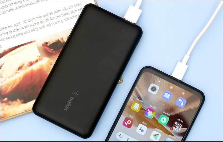 Chỉ nên xả pin sạc dự phòng Polymer 10.000 mAh Type C 15W PD Belkin Pocket Power BPB011 khoảng 2 - 3 tháng/lần