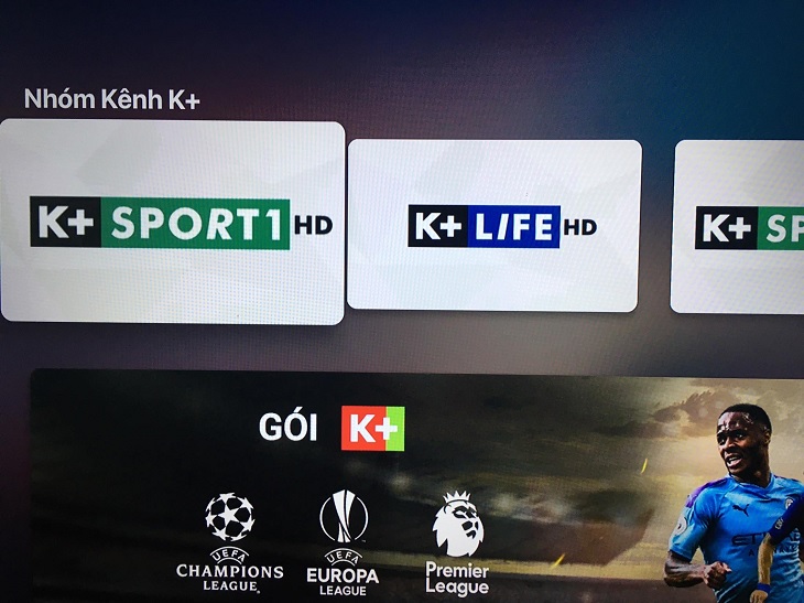 Mở kênh K+ và thưởng thức các trận đấu hấp dẫn trên FPTPlay