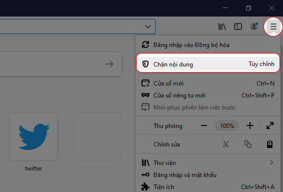 Chặn nội dung
