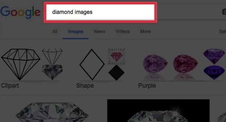 Tìm ảnh chưa bị đóng dấu watermark tại Google Images