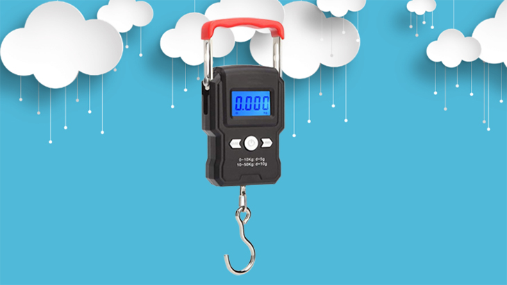 Cân cầm tay giúp đo lường và cân nặng mọi vật phẩm
