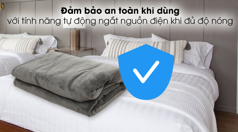 Dùng chăn điện có an toàn không?
