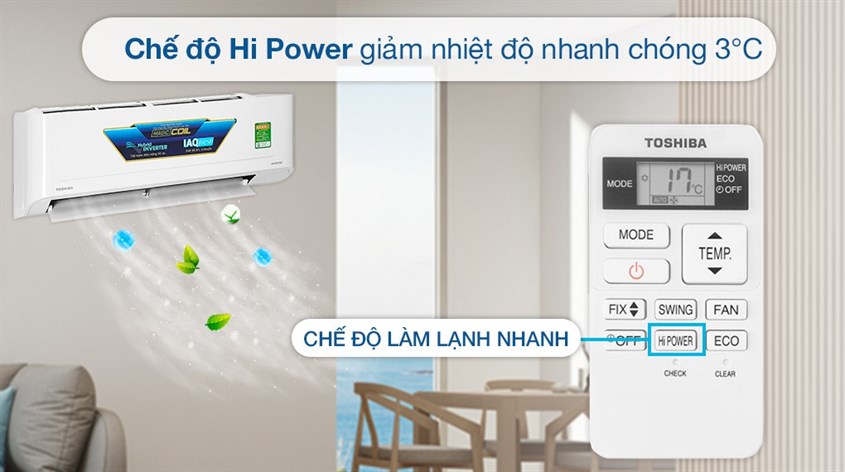 Chế độ làm lạnh nhanh Hi Power