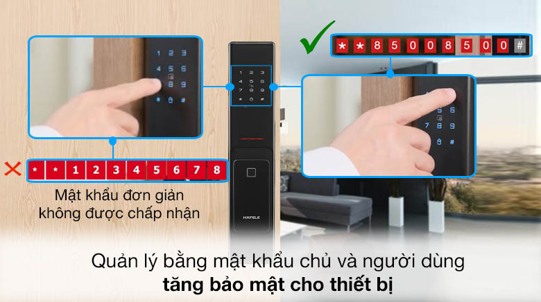 Khóa điện tử Hafele PP8100 (912.20.260)