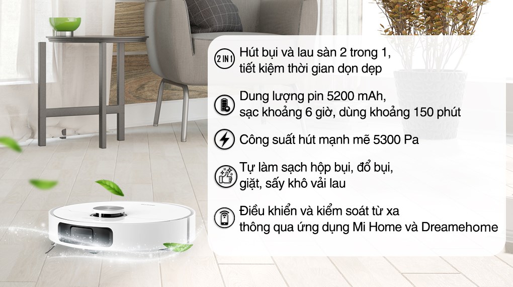 Robot hút bụi lau nhà Dreame L10 Ultra đến từ thươn hiệu máy hút bụi Dreame