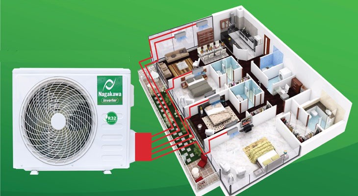 Máy lạnh Multi là giải pháp tối ưu cho các căn hộ chung cư, vừa tiết kiệm không gian, vừa tiết kiệm điện
