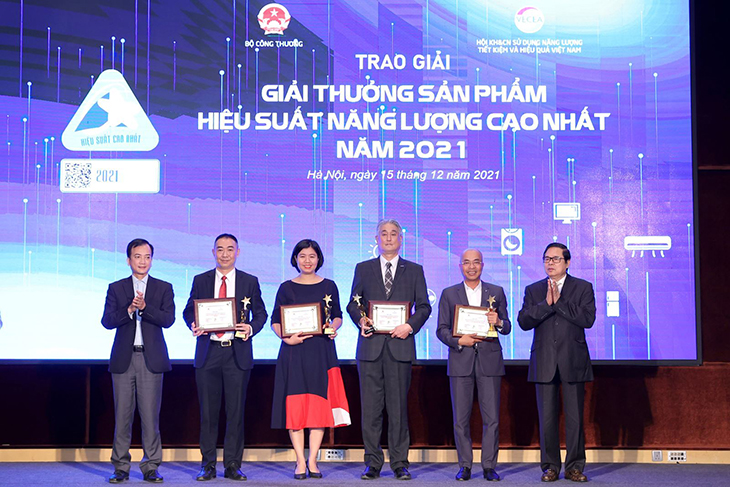 Panasonic nhận giải thưởng sản phẩm hiệu suất năng lượng cao nhất