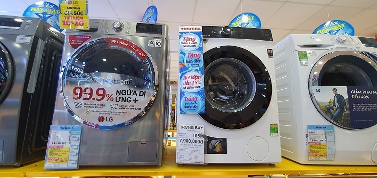 Cân nhắc khi mua máy giặt hàng trưng bày