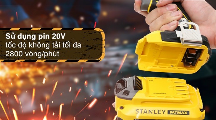 Máy vặn vít pin Stanley SBI810D2K-B1 20V có thể khoan được trên một số vật liệu như nhựa, gỗ, thạch cao,… trong công trình xây dựng, lắp ráp và sửa chữa