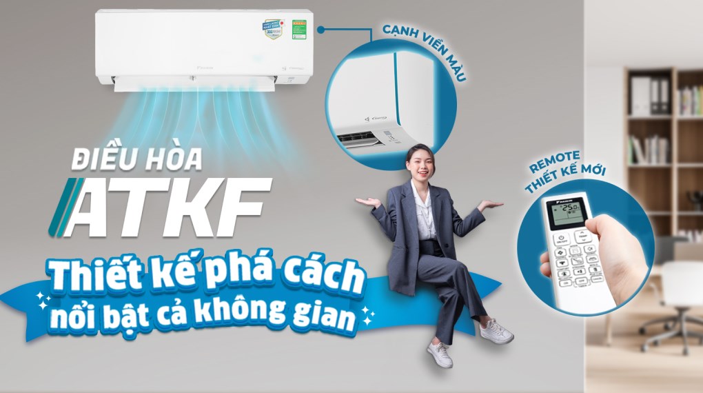 Máy lạnh Daikin Inverter 1 HP ATKF25YVMV