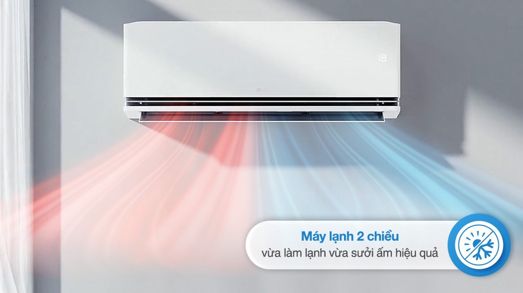 Điều hòa 2 chiều LG Inverter 9300 BTU IDH09M1 thuộc dòng điều hòa có thể vừa làm lạnh vừa sưởi
