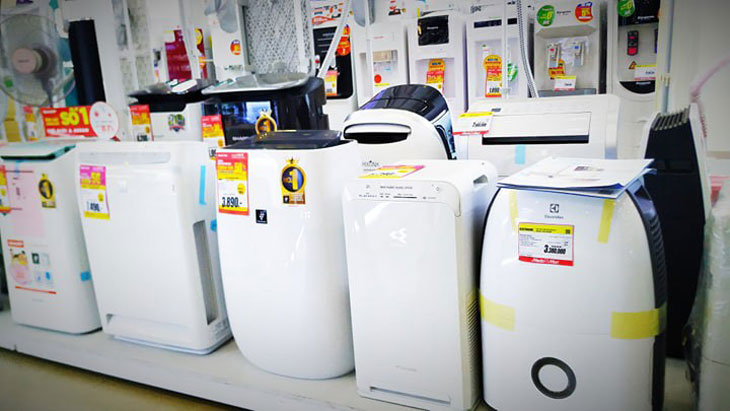 Máy lọc không khí trưng bày là lựa chọn thích hợp cho người dùng có điều kiện kinh tế hạn hẹp