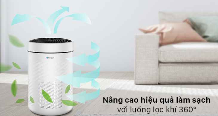 Máy lọc không khí ion giúp chống dị ứng hiệu quả