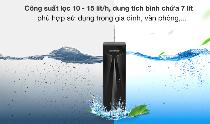 Máy lọc nước RO Sunhouse SHA8879K 8 lõi cũ