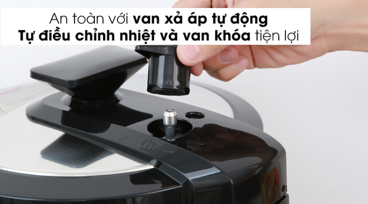 Nồi ấp suất điện an toàn khi sử dụng