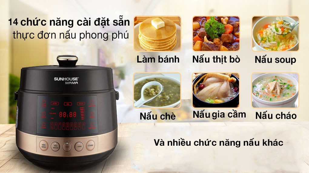 Nồi có đa dạng chức năng nấu