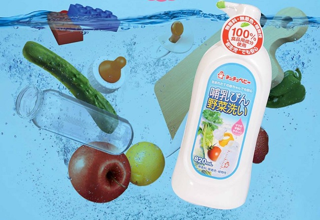 nước rửa bình sửa có thể vệ sinh các dụng cụ ăn uống khác và đồ chơi cho bé