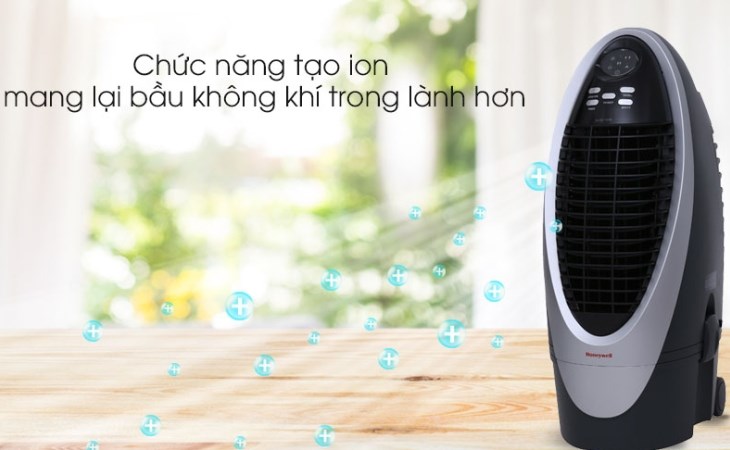 Quạt điều hòa Honeywell CS10XE trang bị chức năng tạo ion mang lại bầu không khí trong lành hơn
