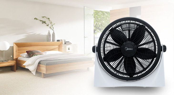 Quạt hộp Midea FB40-9H vận hành êm ái, không gây tiếng ồn
