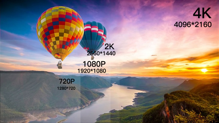 Độ phân giải 4K với 8.3 triệu pixel