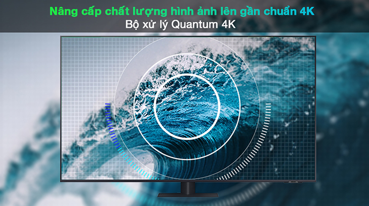 Smart Tivi QLED 4K 65 inch Samsung QA65Q70A được trang bị bộ vi xử lý Quantum 4K