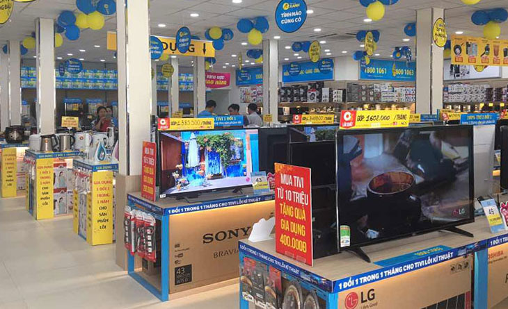 Thông tin bảo hành của tivi trưng bày
