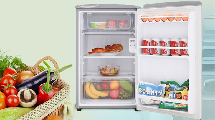 Tủ lạnh 1 cửa thường không đa dạng về mẫu mã, kiểu dáng