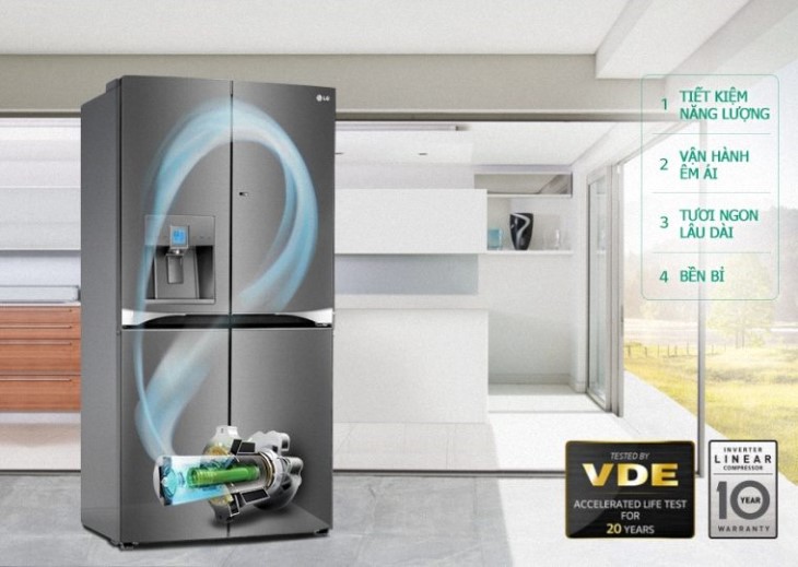 Công nghệ làm lạnh tuyến tính Linear Cooling™