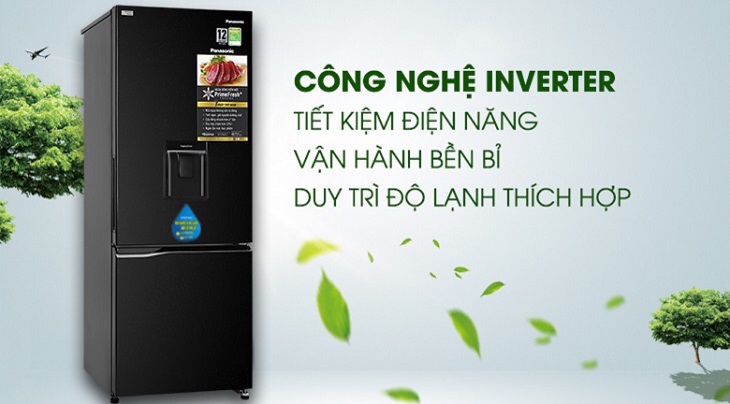 Công nghệ Inverter trên Tủ lạnh Panasonic Inverter 290 lít NR-BV320WKVN