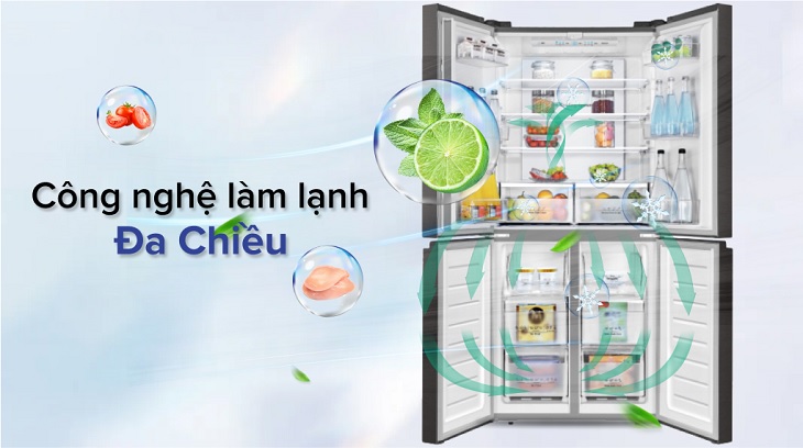 Làm lạnh đồng đều khắp tủ