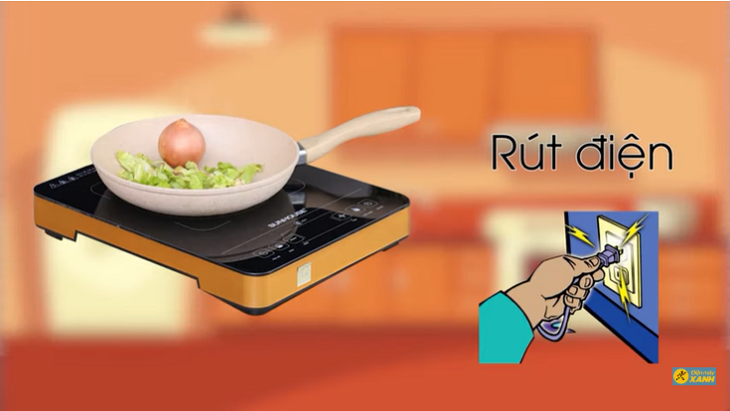 Không nên rút điện ngay sau khi vừa sử dụng
