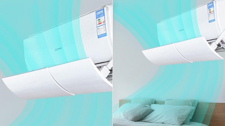 Tấm chắn gió làm giảm khả năng phân phối đều luồng gió mát lạnh, khiến công nghệ tiết kiệm Inverter hoạt động kém