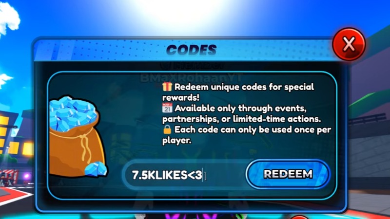 Chi tiết cách nhập code Anime Advance mới nhất: nhập giftcode vào ô trống và bấm Redeem để nhận quà