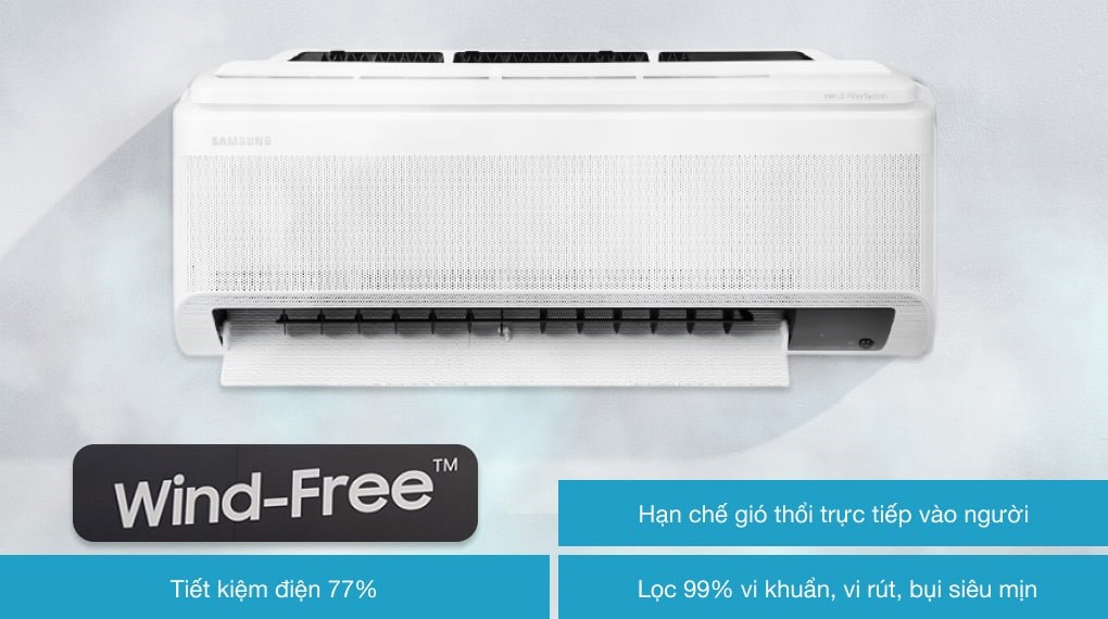 Trí tuệ nhân tạo AI Auto Cooling trên máy lạnh Samsung - điều hòa Wind-free