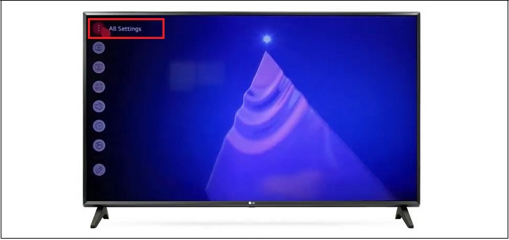 Chọn All Settings (Tất cả các cài đặt)