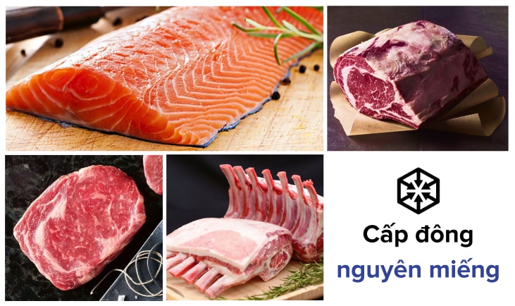 Ngăn Prime Freeze cấp đông nguyên miếng