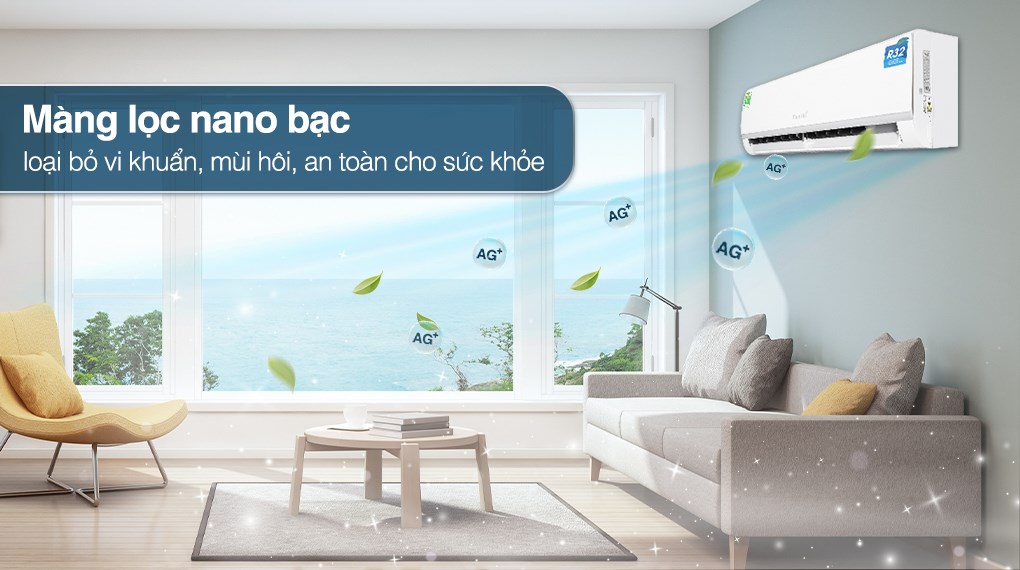 3 lợi ích của công nghệ Smart Care+ trên máy lạnh Funiki - Tấm lọc Nano bạc