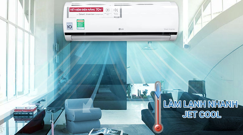 Làm lạnh nhanh hơn - Công nghệ Smart Inverter